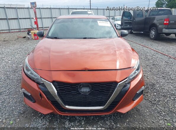 1N4BL4CV9KN312649 2019 NISSAN ALTIMA Orange Вид панелі приладів