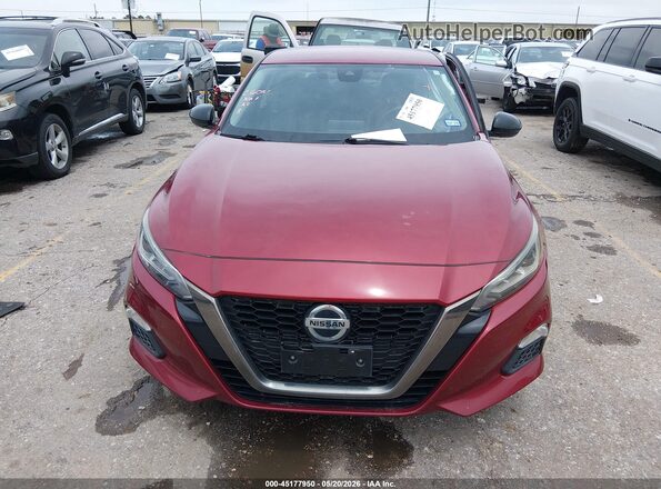 1N4BL4CV9LC252806 2020 NISSAN ALTIMA Red Вид щитка приладів