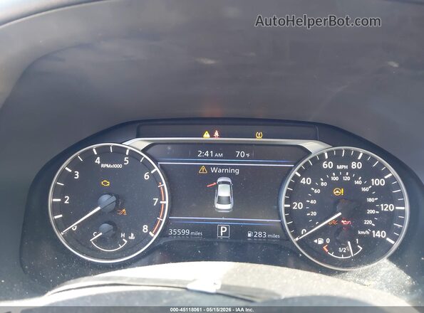 1N4BL4CV9MN381070 2021 NISSAN ALTIMA Blue Հետևի նստատեղերի տեսք