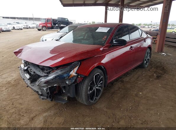 1N4BL4CV9RN417296 2024 NISSAN ALTIMA Red Առջևի ձախ երեք քառորդ տեսարան