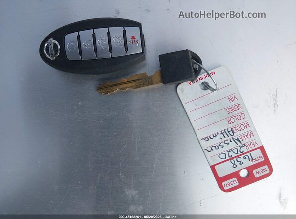 1N4BL4CVXLC147031 2020 NISSAN ALTIMA Silver Առջևի վահանակի տեսք