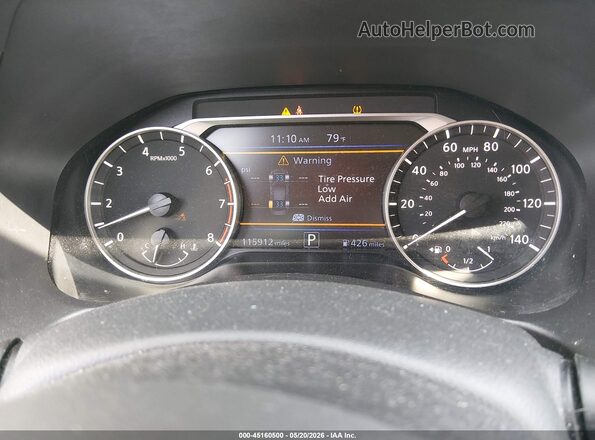 1N4BL4CVXNN326533 2022 NISSAN ALTIMA Silver Widok tylnych siedzeń