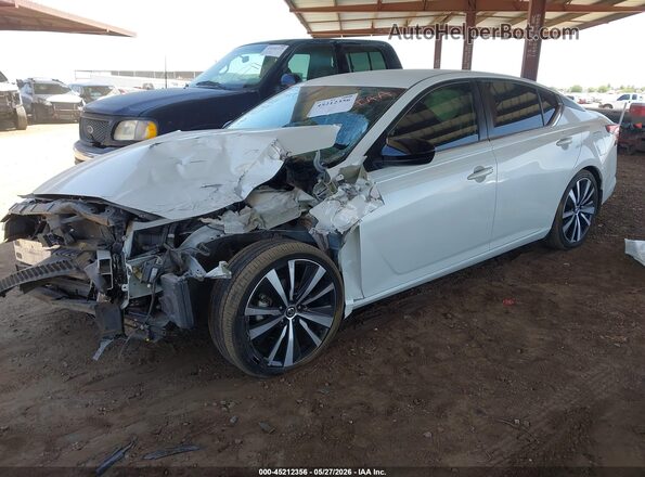 1N4BL4CVXNN386618 2022 NISSAN ALTIMA White Առջևի ձախ երեք քառորդ տեսարան