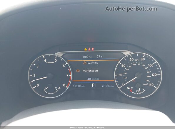 1N4BL4CW1SN336615 2025 NISSAN ALTIMA Белый Вид задних сидений