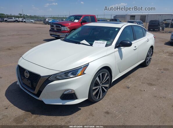 1N4BL4CW2KC230315 2019 NISSAN ALTIMA White Առջևի ձախ երեք քառորդ տեսարան