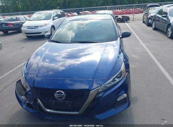 1N4BL4CW2MN328607 2021 NISSAN ALTIMA Blue Instrument cluster view