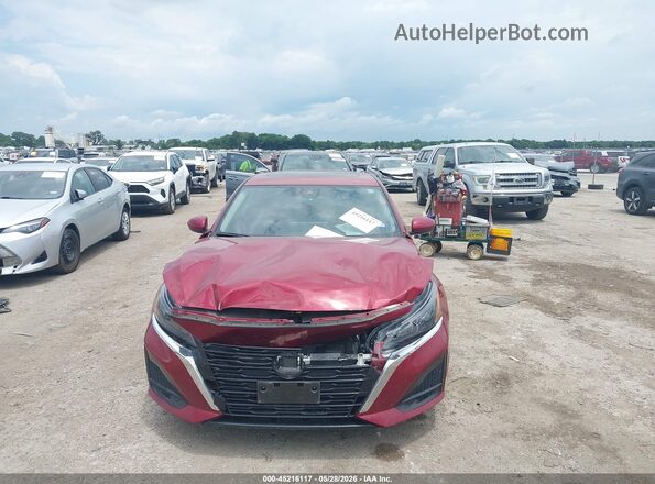1N4BL4DV0SN335087 2025 NISSAN ALTIMA Red Widok zestawu wskaźników
