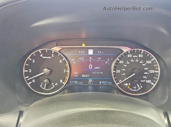 1N4BL4DV2RN354296 2024 NISSAN ALTIMA Серебряный Вид щитка приборов