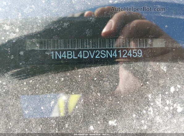 1N4BL4DV2SN412459 2025 NISSAN ALTIMA Черный Вид подкапотного пространства