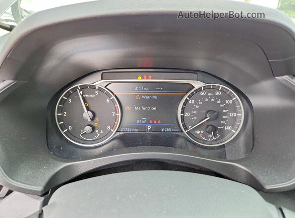 1N4BL4DV5SN349616 2025 NISSAN ALTIMA Gray Սարքավորումների վահանակի տեսք