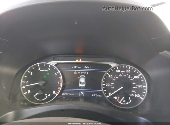 1N4BL4DV6KC112211 2019 NISSAN ALTIMA White უკანა სავარძლების ხედი