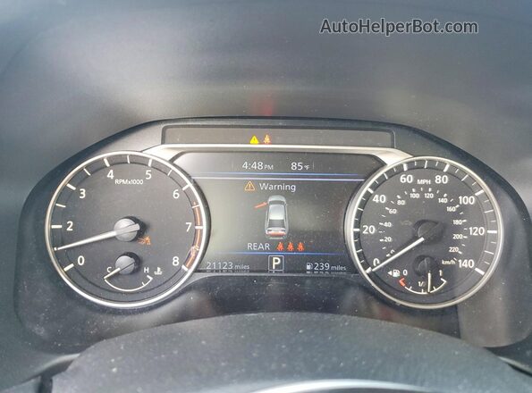 1N4BL4DV6SN391275 2025 NISSAN ALTIMA Черный Вид щитка приборов