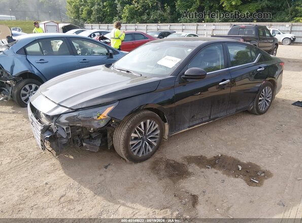 1N4BL4DVXPN358447 2023 NISSAN ALTIMA Black Առջևի ձախ երեք քառորդ տեսարան