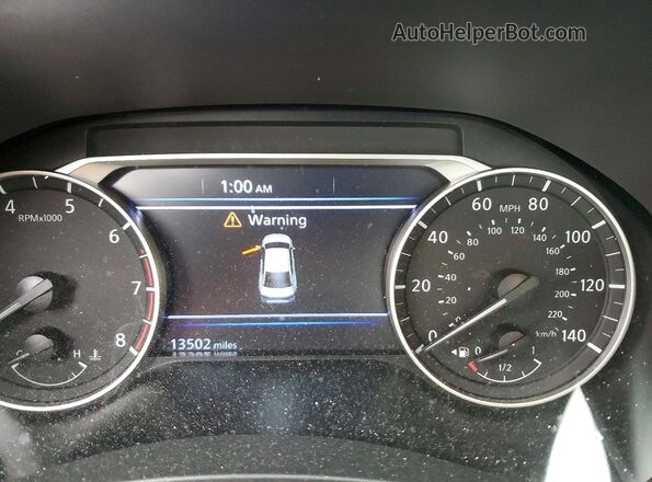 1N4BL4DVXSN374740 2025 NISSAN ALTIMA Black Widok zestawu wskaźników
