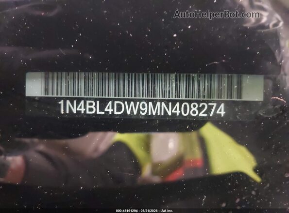 1N4BL4DW9MN408274 2021 NISSAN ALTIMA Gray 