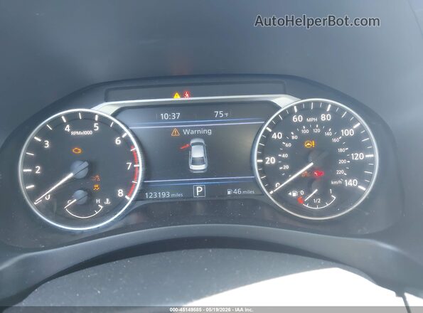 1N4BL4EV0LC161825 2020 NISSAN ALTIMA Black Հետևի նստատեղերի տեսք