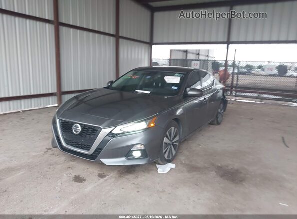 1N4BL4EV1KC220198 2019 NISSAN ALTIMA Gray Առջևի ձախ երեք քառորդ տեսարան