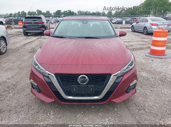 1N4BL4EV2KC106162 2019 NISSAN ALTIMA Red Instrument cluster view
