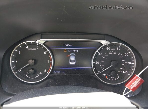 1N4BL4EV5LC132840 2020 NISSAN ALTIMA Black Вид задніх сидінь