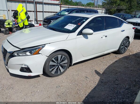 1N4BL4EV5MN347446 2021 NISSAN ALTIMA White Առջևի ձախ երեք քառորդ տեսարան