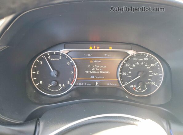 1N4BL4EV6LN303244 2020 NISSAN ALTIMA White Սարքավորումների վահանակի տեսք