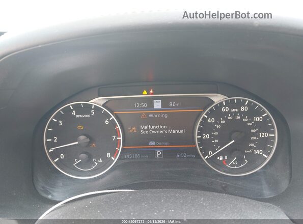 1N4BL4EV8KC218190 2019 NISSAN ALTIMA Silver Հետևի նստատեղերի տեսք