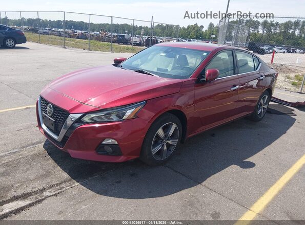 1N4BL4EW1KC200820 2019 NISSAN ALTIMA Burgundy Vista tres cuartos delantera izquierda