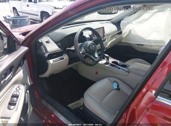 1N4BL4EW1KC200820 2019 NISSAN ALTIMA Burgundy Vista interior delantera