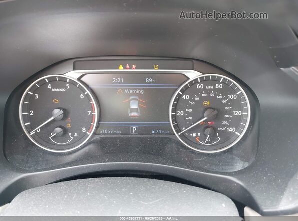 1N4BL4EW1LC186578 2020 NISSAN ALTIMA Black უკანა სავარძლების ხედი
