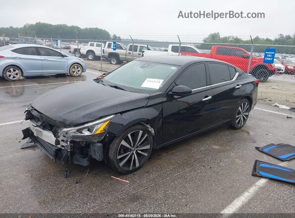 1N4BL4FV7KC105071 2019 NISSAN ALTIMA Black წინა მარცხენა ხედი სამი მეოთხედიდან