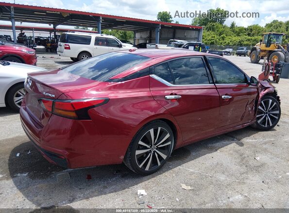 1N4BL4FVXKC107459 2019 NISSAN ALTIMA Red უკანა მარჯვენა