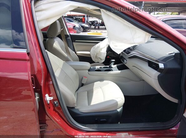 1N4BL4FVXKC107459 2019 NISSAN ALTIMA Red წინა სალონის ხედი