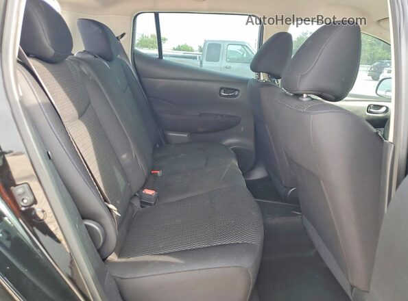 1N4BZ0CP1HC309273 2017 NISSAN LEAF Black Հետևի նստատեղերի տեսք
