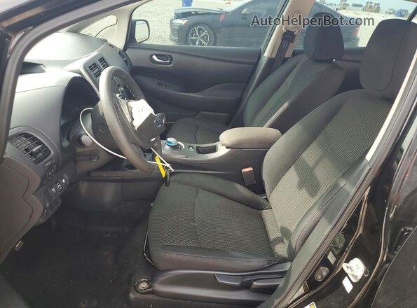 1N4BZ0CP1HC309273 2017 NISSAN LEAF Black Սալոնի դիմացի տեսք