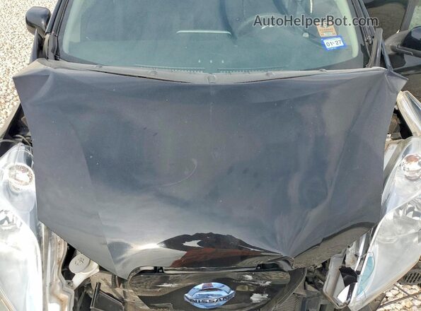 1N4BZ0CP1HC309273 2017 NISSAN LEAF Black Սալոնի հետևի տեսք