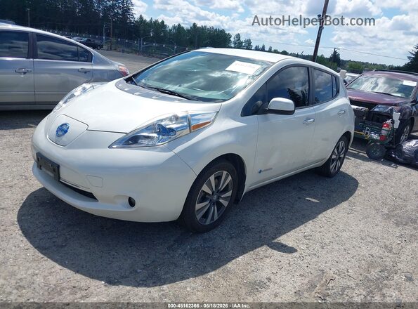 1N4BZ0CP2GC311886 2016 NISSAN LEAF White Vista tres cuartos delantera izquierda