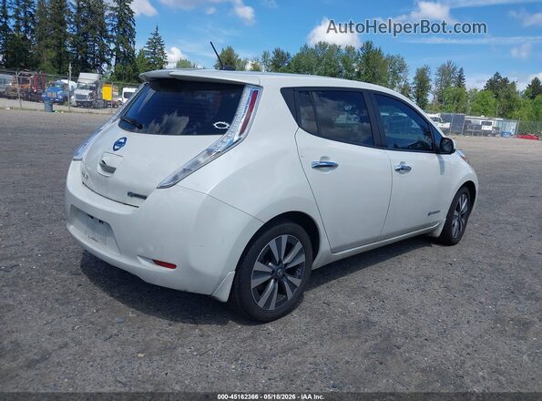 1N4BZ0CP2GC311886 2016 NISSAN LEAF White Trasero derecho