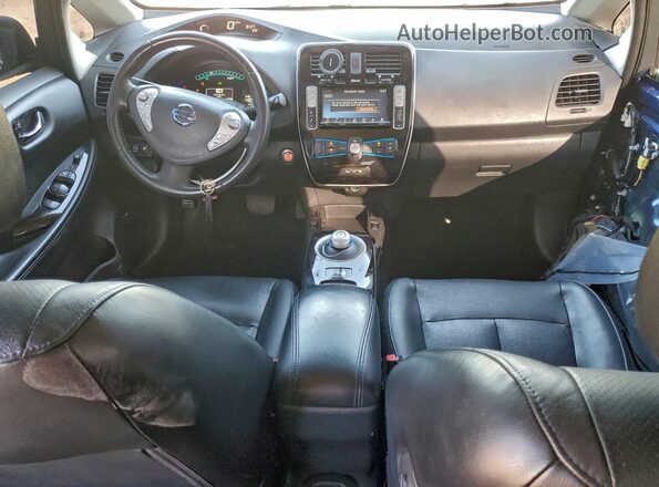 1N4BZ0CP2HC310898 2017 NISSAN LEAF Blue 