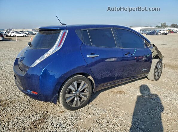 1N4BZ0CP2HC310898 2017 NISSAN LEAF Blue 