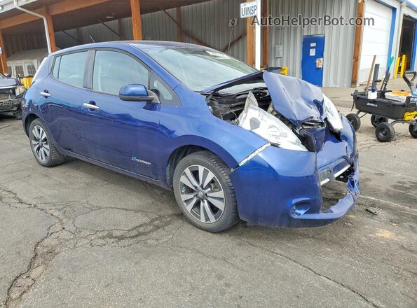 1N4BZ0CP5HC309051 2017 NISSAN LEAF Blue 