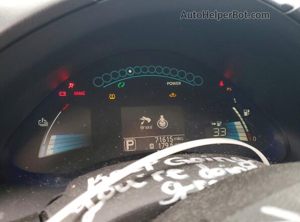 1N4BZ0CP6GC313897 2016 NISSAN LEAF Blue 