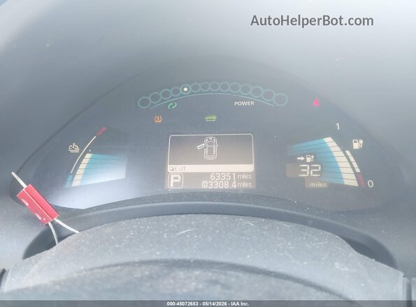 1N4BZ0CP6HC306496 2017 NISSAN LEAF White Вид задніх сидінь
