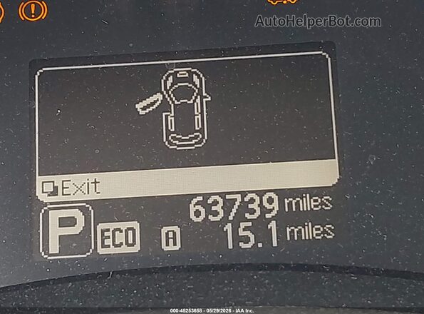 1N4BZ0CP8HC304295 2017 NISSAN LEAF Black ხელსაწყოთა პანელის ხედი