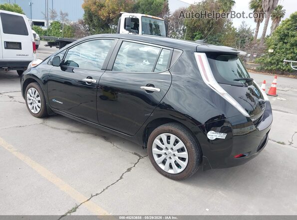 1N4BZ0CP8HC304295 2017 NISSAN LEAF Black უკანა მარცხენა