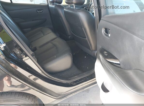 1N4BZ0CPXGC309366 2016 NISSAN LEAF Black Widok naklejki z numerem VIN