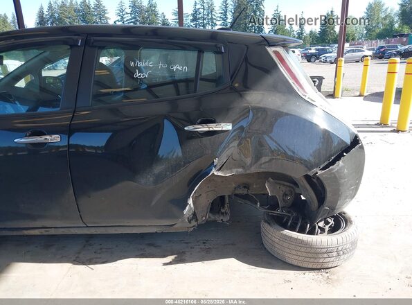 1N4BZ0CPXGC309366 2016 NISSAN LEAF Black Widok z przodu