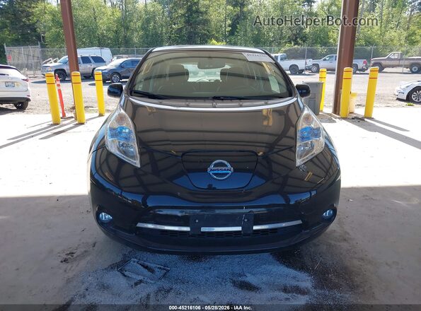 1N4BZ0CPXGC309366 2016 NISSAN LEAF Black Widok zestawu wskaźników