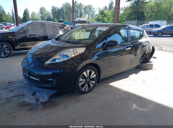 1N4BZ0CPXGC309366 2016 NISSAN LEAF Black Przód lewy