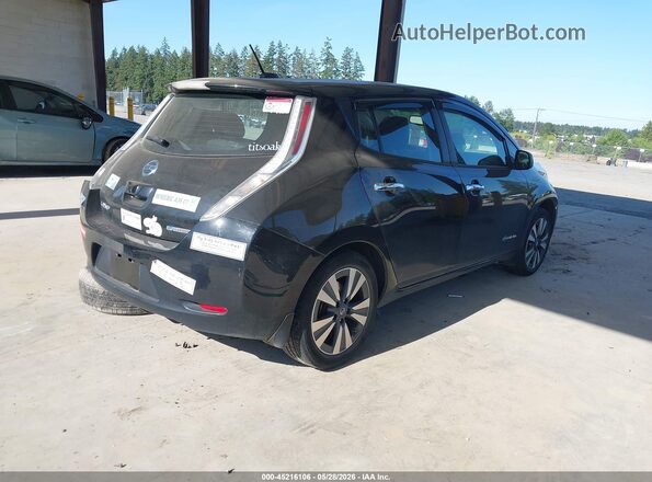 1N4BZ0CPXGC309366 2016 NISSAN LEAF Black Tył prawy