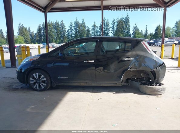 1N4BZ0CPXGC309366 2016 NISSAN LEAF Black Widok wnętrza 360 stopni